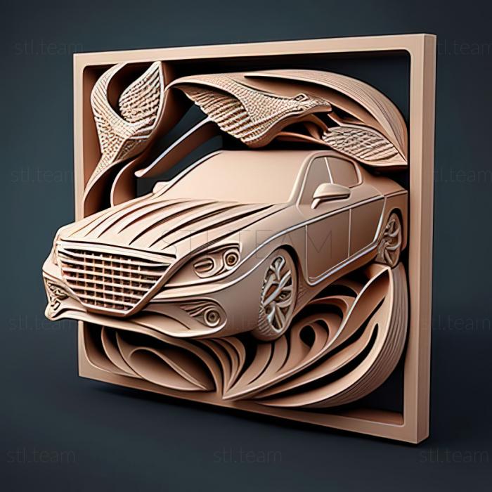 3D model Hyundai Equus (STL)